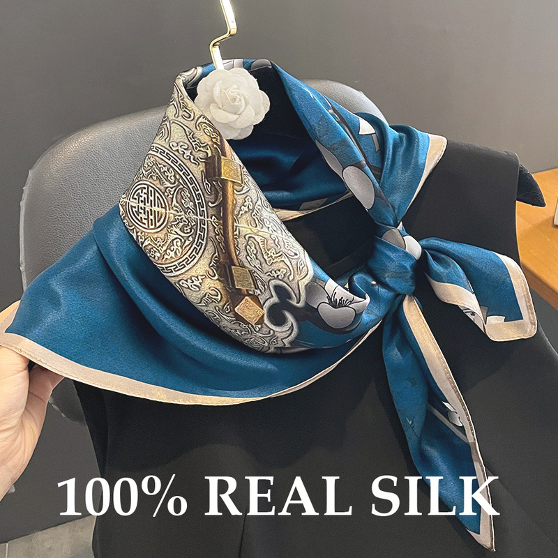 Luxury Skincare For Women - New 100% Real Silk Scarf Women