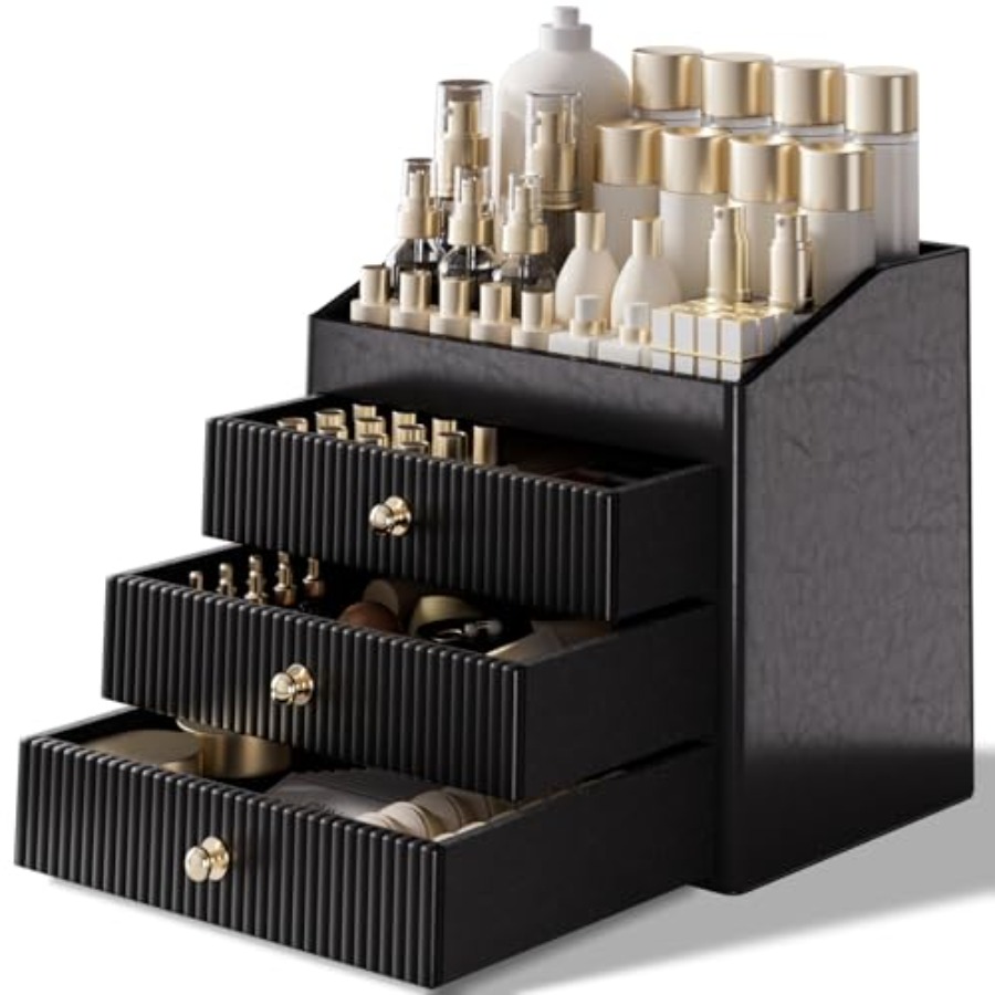 Luxury Skincare & Spa - Luxury Makeup Organizer with 3 Shelf