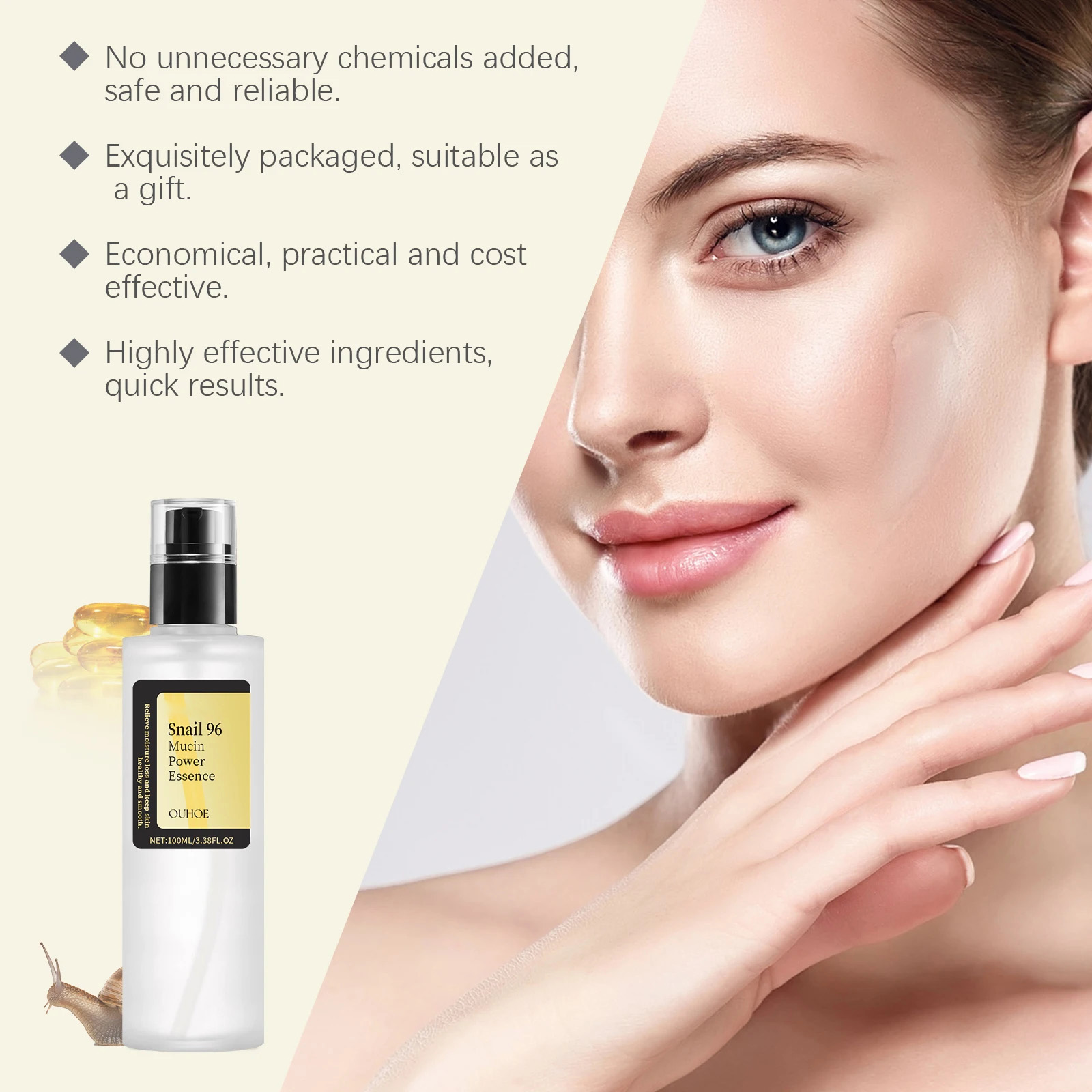 Precious Snail 96 Mucin Power  - огляд і ціна Snail Secretion 96