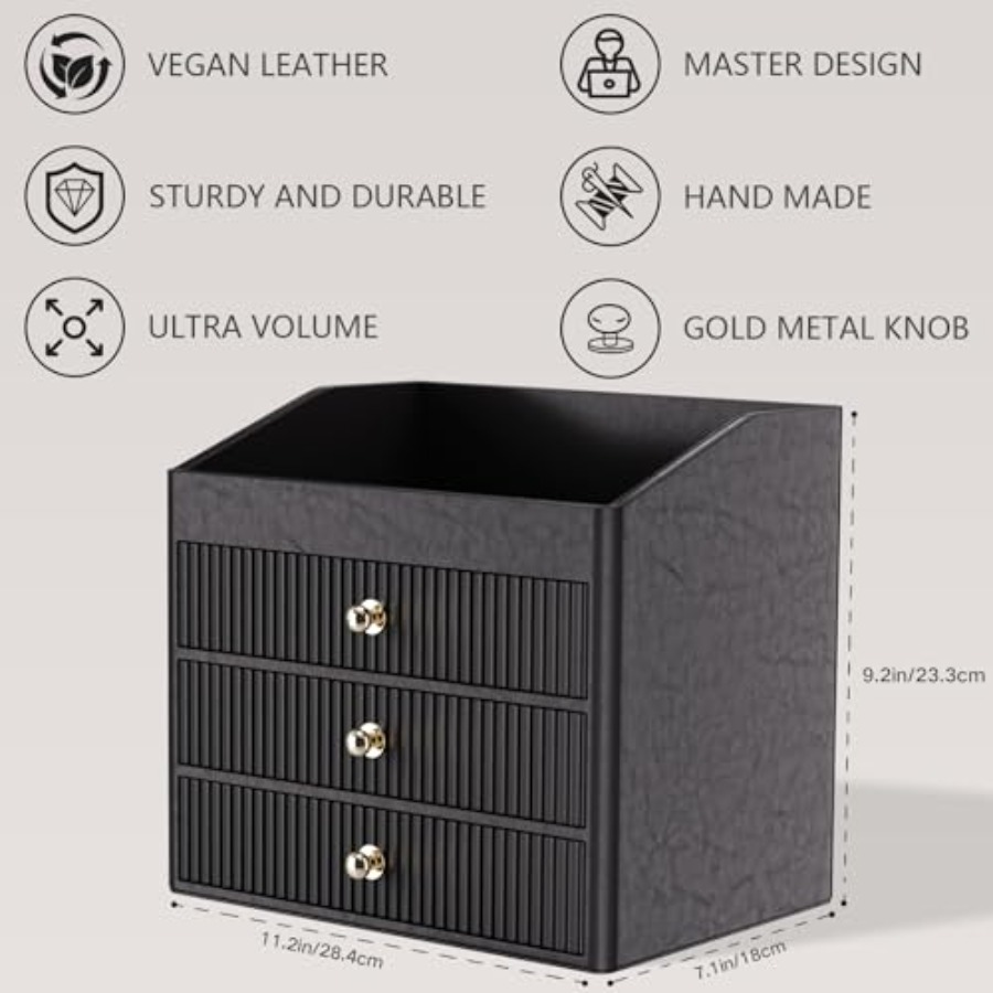 Luxury Makeup Organizer with 3 - огляд і ціна Luxury Skincare & Spa