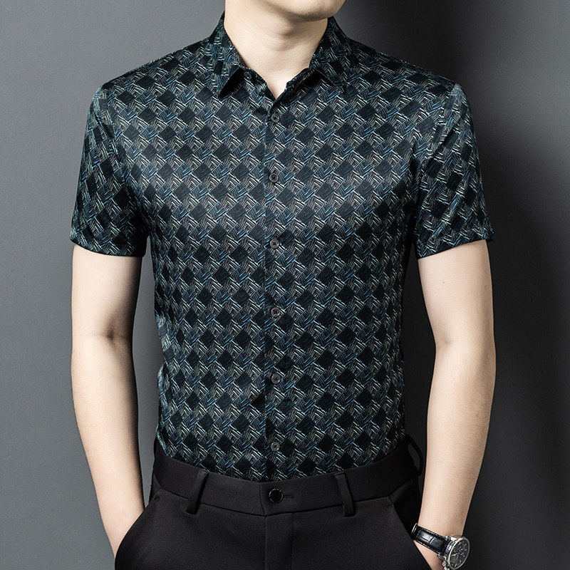 Luxurious Silk Print Shirts Fo - огляд і ціна Luxury Skincare Men