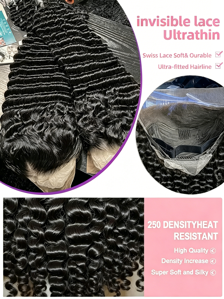 13x6 HD Loose Deep Wave Lace F - огляд і ціна High Luxury Skincare